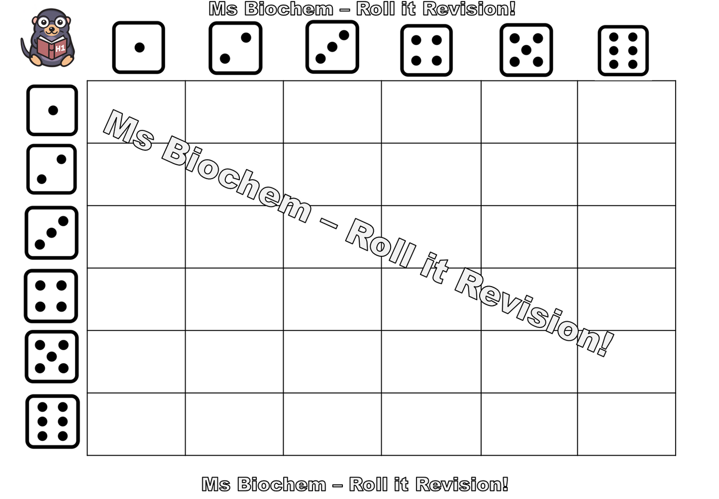 Roll it Revision Template